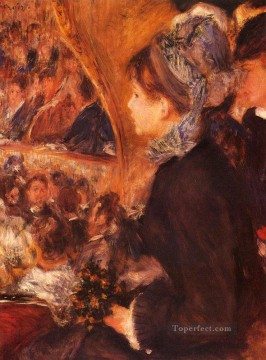 Pierre Auguste Renoir Painting - En el teatro del maestro Pierre Auguste Renoir